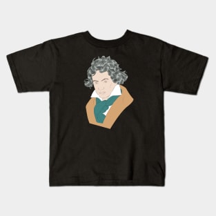 Ludwig Van Beethoven - portrait Kids T-Shirt